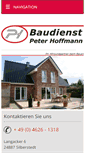 Mobile Screenshot of baudienst-hoffmann.de